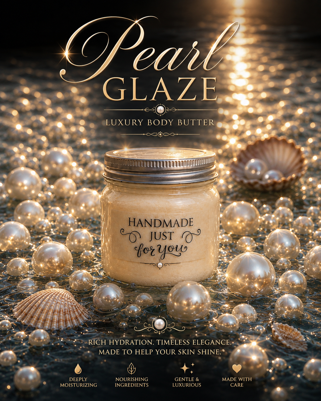 Pearl Glaze Body Butter-8oz